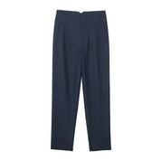Maryanne - High-Waisted Cropped Formal Trousers Royal Blue