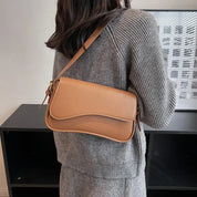 Juneesa Vintage Leather Flap Shoulder Bag