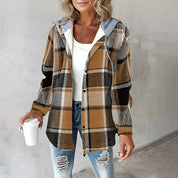 Victoria | Soft Warm Jacket for Perfect Autumn Days Brown