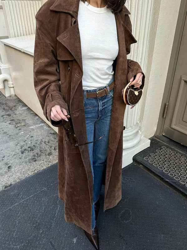 Veronika | Elegant Trenchcoat Brown