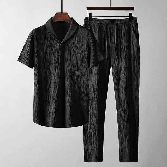 Finley Men's Summer Set - Stylish and Comfortable Outfit for Warm Weather Black