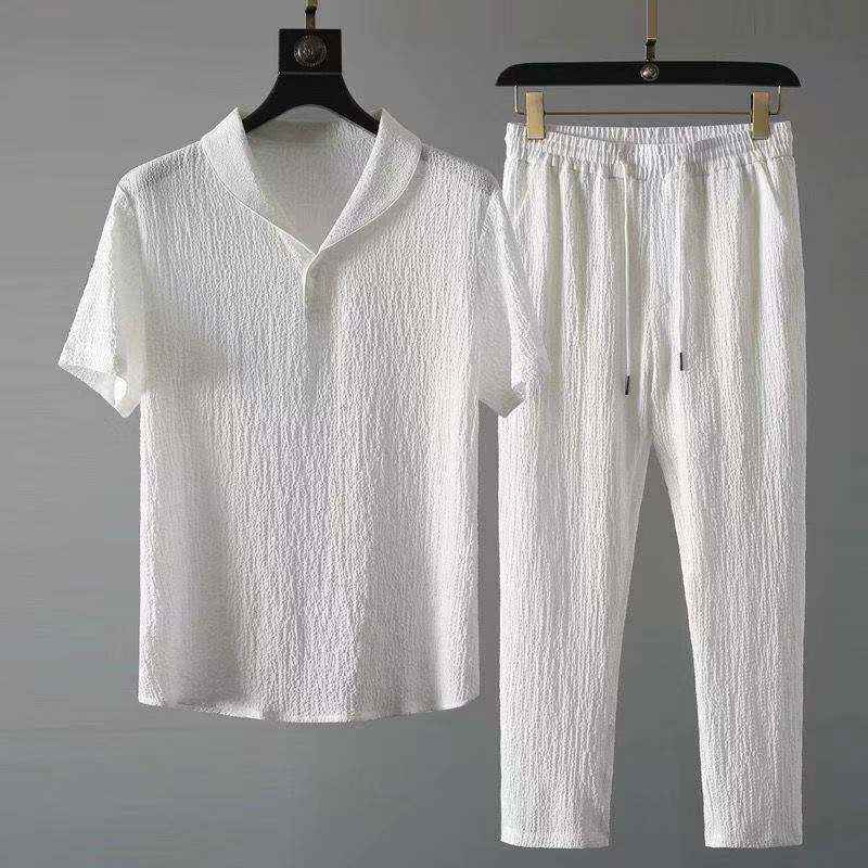 Finley Men's Summer Set - Stylish and Comfortable Outfit for Warm Weather White