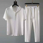 Finley Men's Summer Set - Stylish and Comfortable Outfit for Warm Weather White