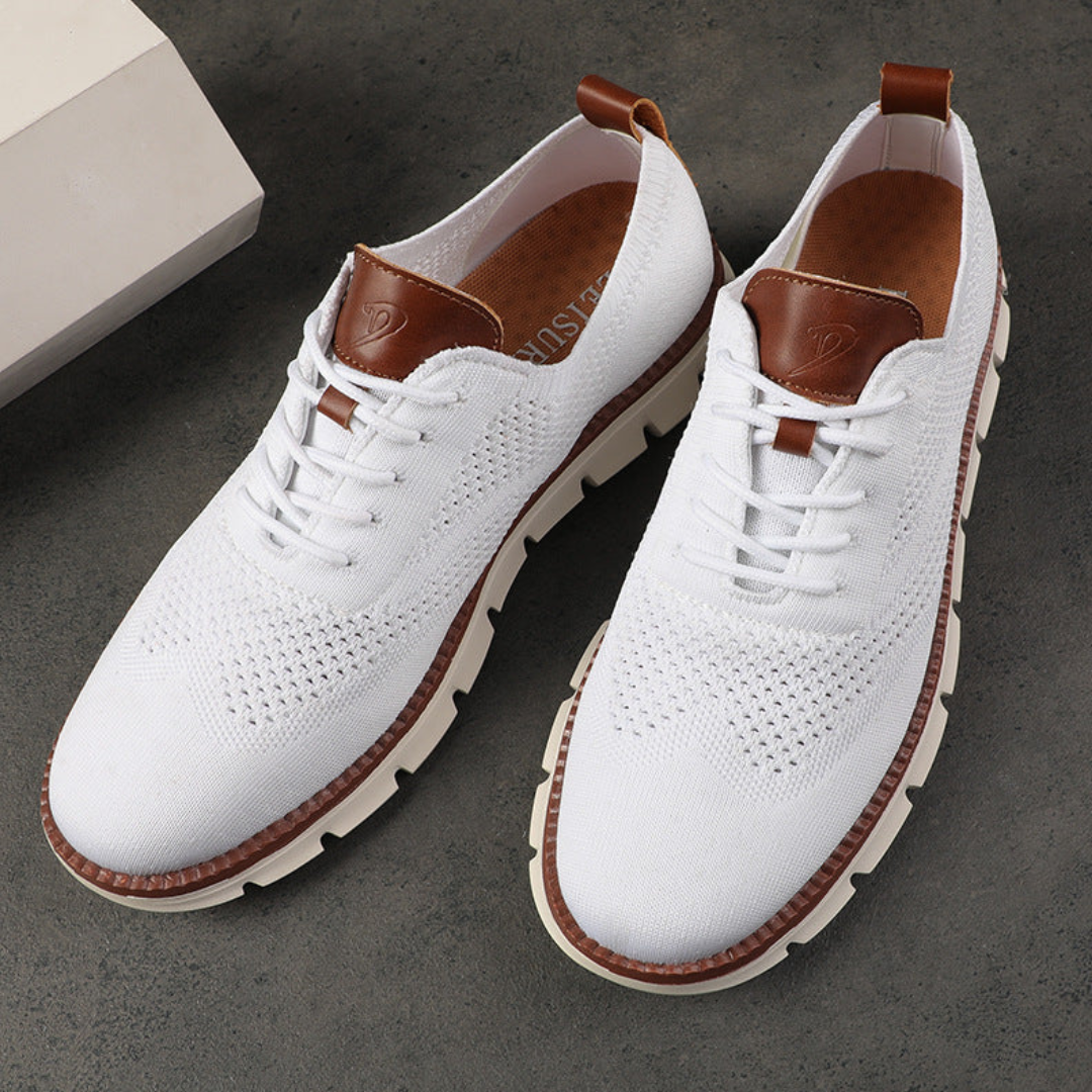 Maddox Retro Sneakers with Cushioned Insoles for Ultimate Comfort White