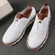 Maddox Retro Sneakers with Cushioned Insoles for Ultimate Comfort White
