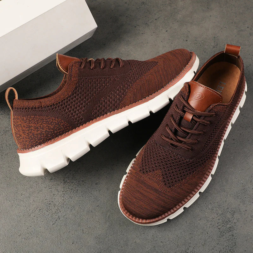 Maddox Retro Sneakers with Cushioned Insoles for Ultimate Comfort Brown