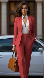 Power Dressing Tailored Blazer and Trouser Set for Women