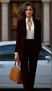 Power Dressing Tailored Blazer and Trouser Set for Women