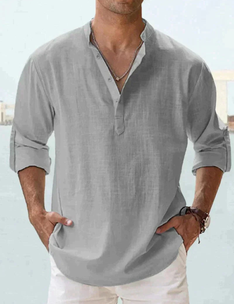 Ivar Loose Fit Shirt Grey