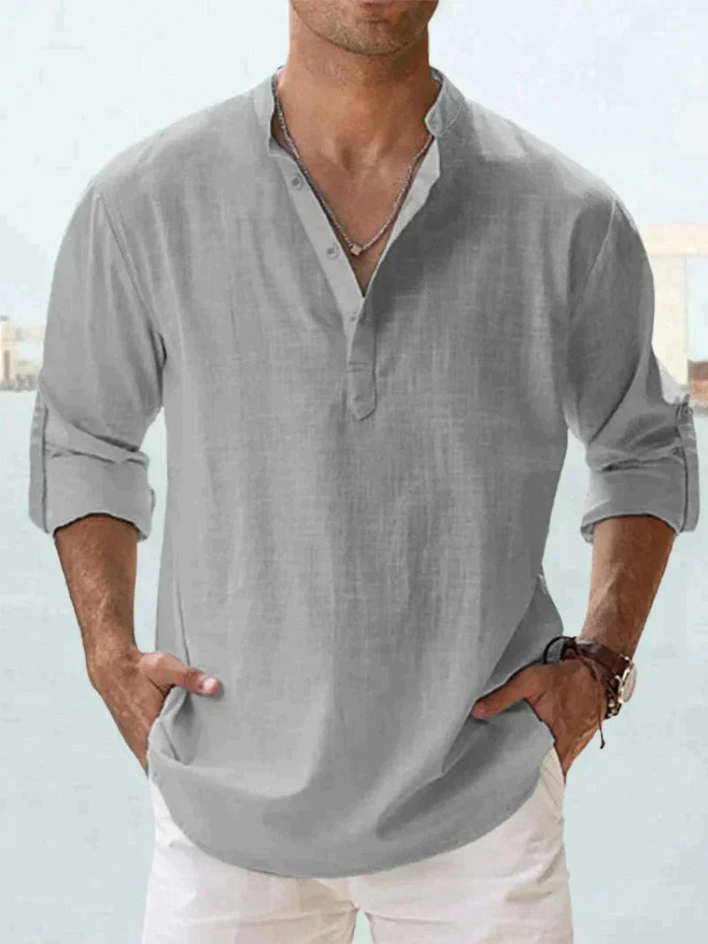Ivar Loose Fit Shirt Grey