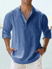 Ivar Loose Fit Shirt Blue