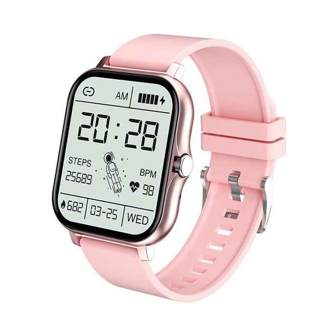 Familyfinds Y13 Smart Watch – Heart Rate, Pedometer, Bluetooth Call, Fitness & Sleep Tracker Pink