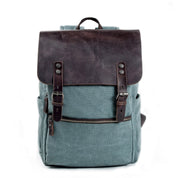 Gaston Vintage Canvas Backpack - Durable and Stylish Light Blue One Size