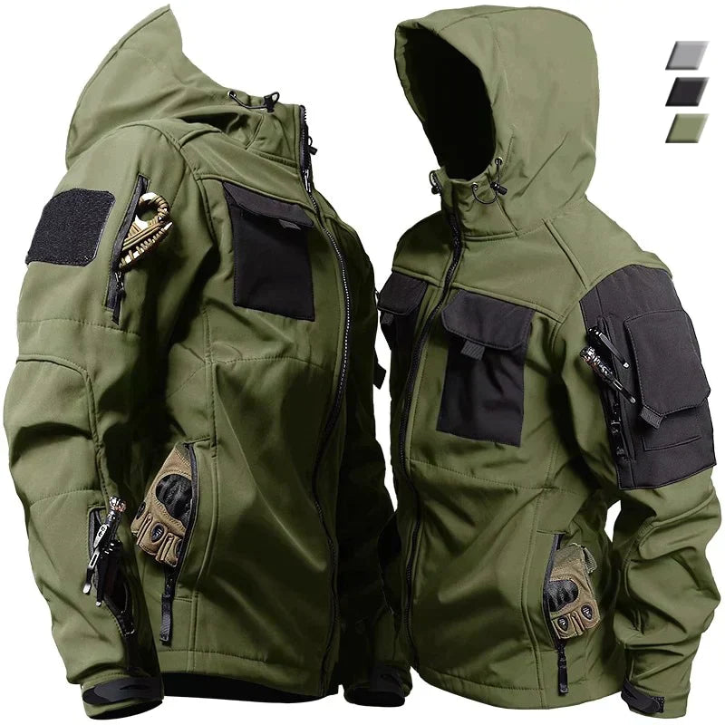 Frederik - Waterproof and Windproof Jacket Green