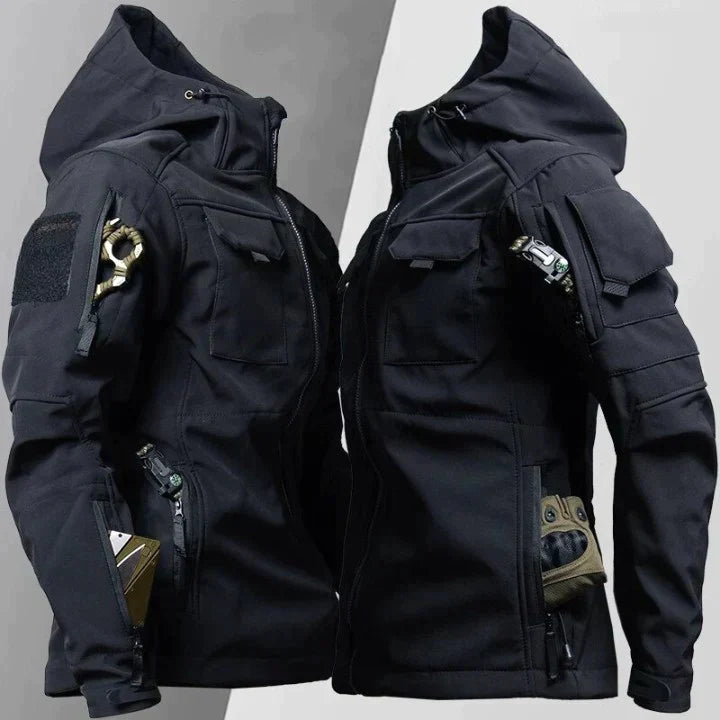 Frederik - Waterproof and Windproof Jacket Black