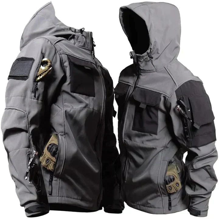 Frederik - Waterproof and Windproof Jacket Grey
