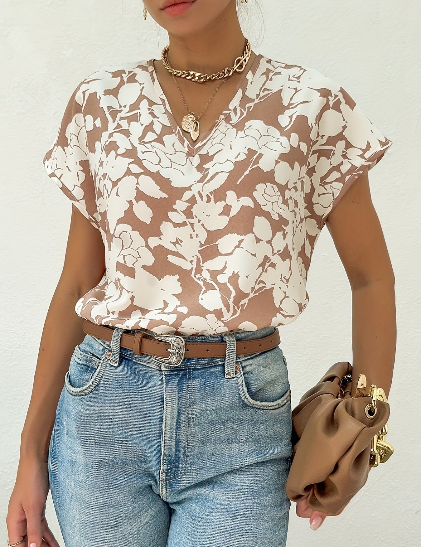 Sina Short Sleeve T-Shirt Beige