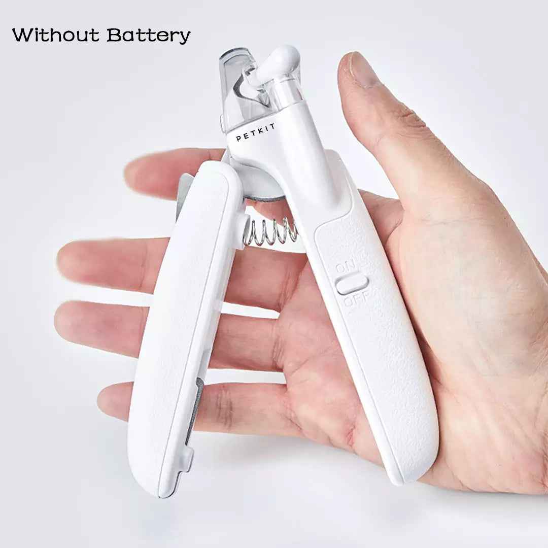 LED Pet Nail Clipper – Professional Dog & Cat Nail Trimmer with File Without Battery