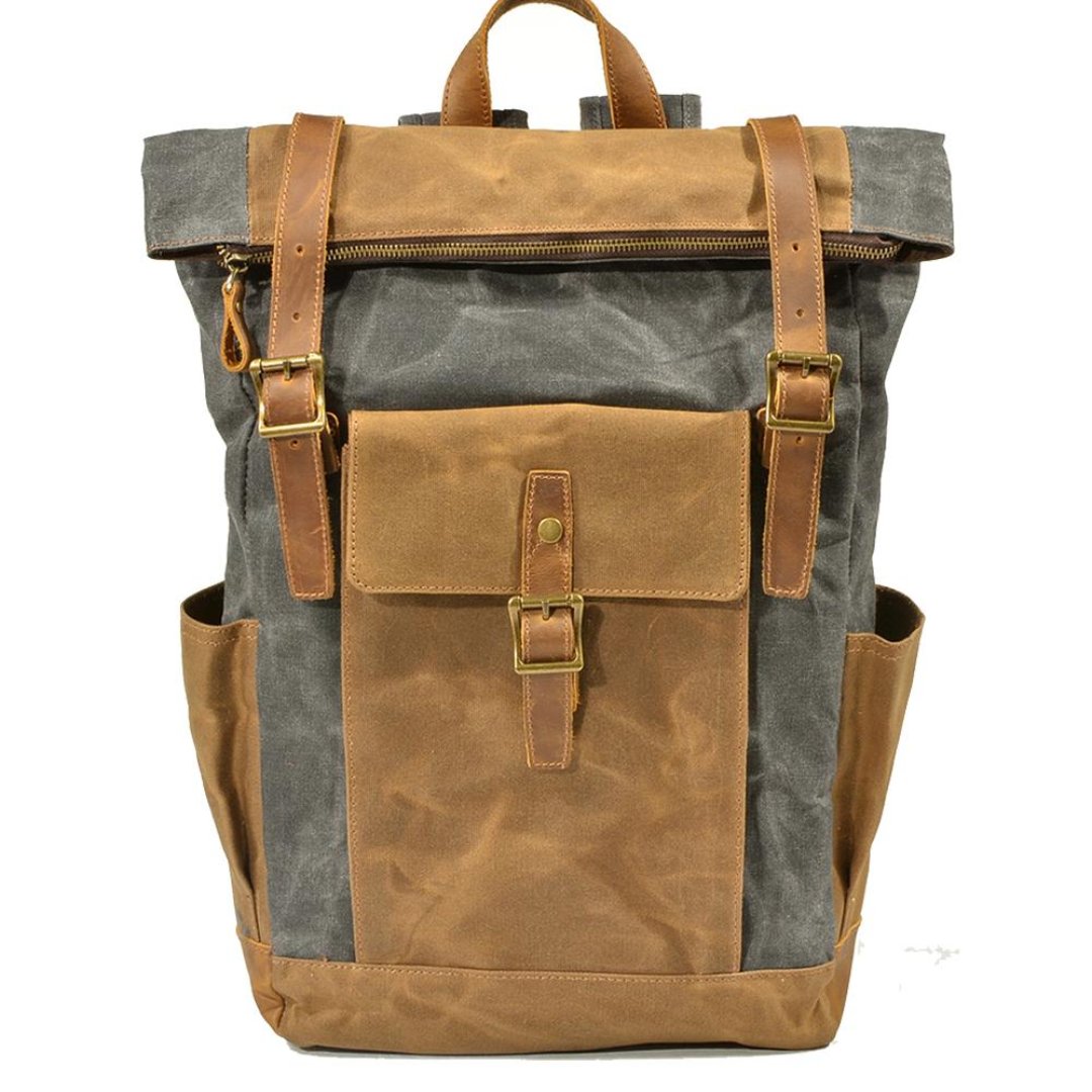 Wiley Vintage Backpack - Versatile and Functional Bag Light Grey One Size