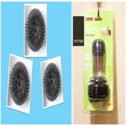 Kitchen Palm Brush – Push-Type Soap Dispenser Scrubber & Cleaner SET