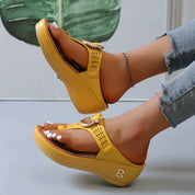 Alberte Elevated Wedge Sandals