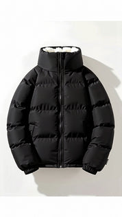 Cyrusteem Cozy Winter Puffer Coat Black