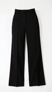Mathilda - Relaxed Fit Casual Trousers - Ultimate Comfort Black