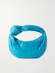 Sonya Elegant Woven Handbag for Stylish Convenience Blue