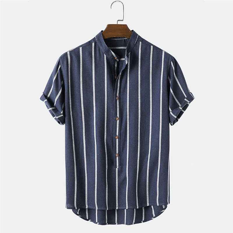 Gustav Striped Shirt And Shorts Set