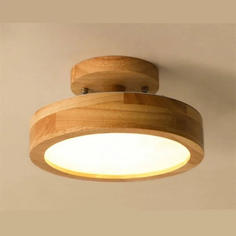WoodLight - Scandinavian-Inspired Wooden Lamp Wood Raised type
