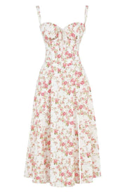 Kiana Corset Midi Dress for Elegant Style and Comfort
