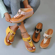 Alberte Elevated Wedge Sandals
