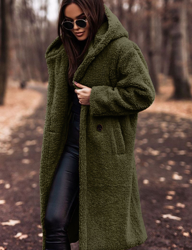 Madison - Hooded Winter Coat Green