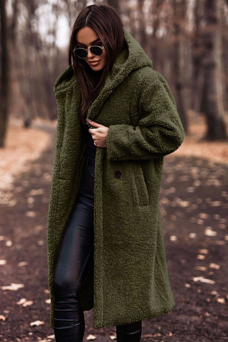 Madison - Hooded Winter Coat Green