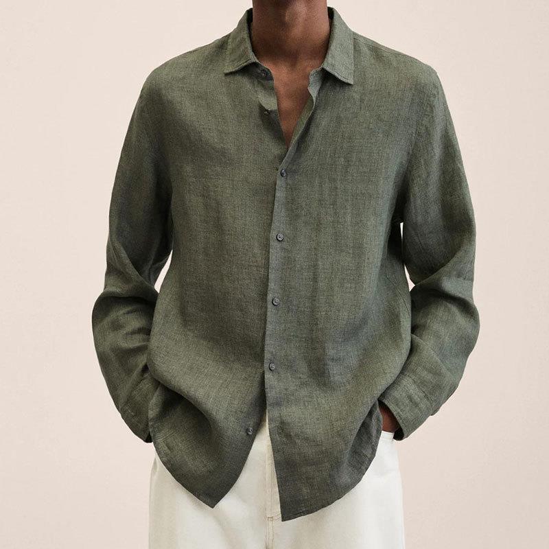 Matthias Ultra-Light Long Sleeve Shirt Army Green