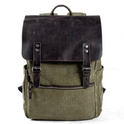 Gaston Vintage Canvas Backpack - Durable and Stylish Light Green One Size