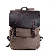 Gaston Vintage Canvas Backpack - Durable and Stylish Coffee One Size