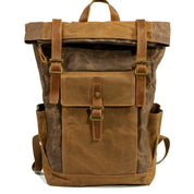 Wiley Vintage Backpack - Versatile and Functional Bag Coffee One Size