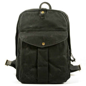 Phineas Canvas Backpack - Robust Vintage Style for Adventurers Nero One Size
