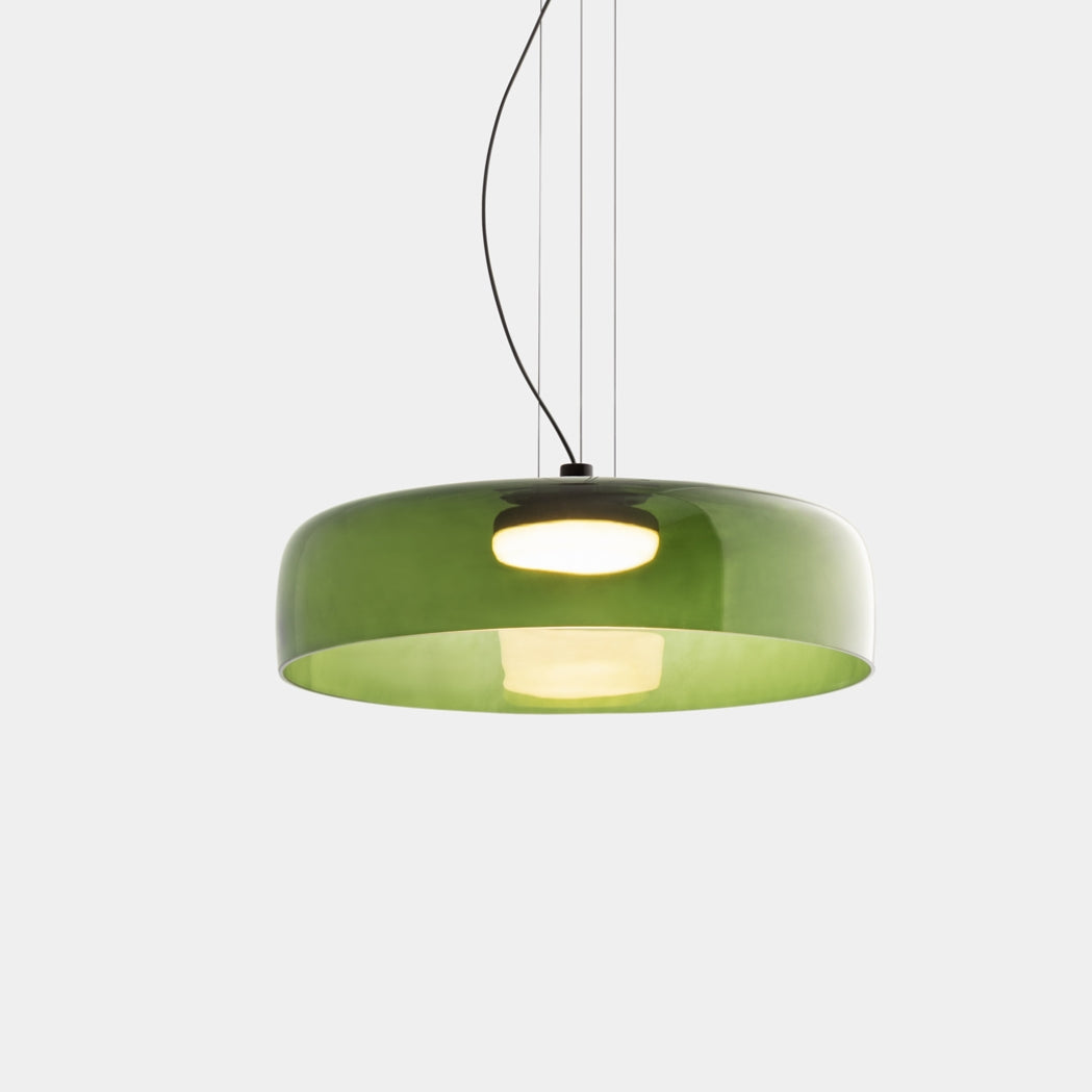Ozone - Distinctive Pendant Light Green 1 Level-D42*H11cm