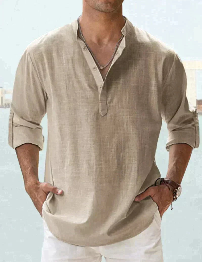 Ivar Loose Fit Shirt Khaki