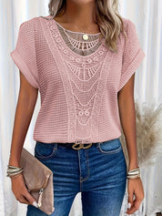 Valentina Round Neck Shirt Pink