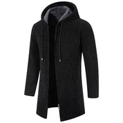 Mikkel Men's Hooded Wool Jacket Black