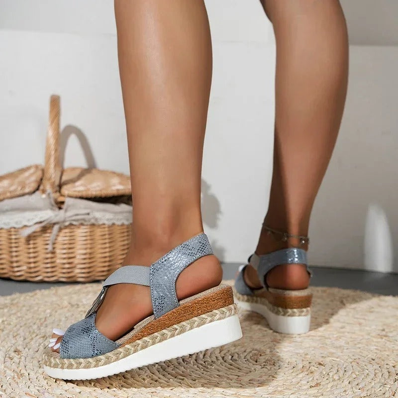 Calista Wedge Heeled Sandals