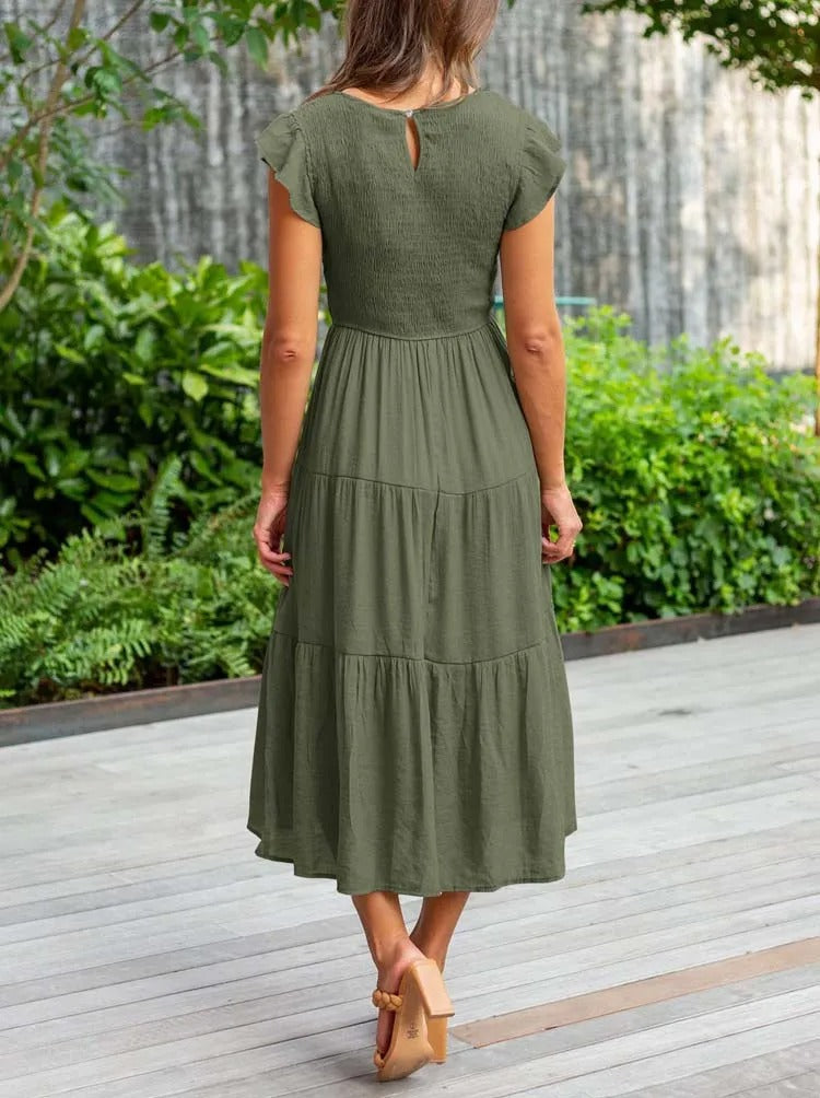 Leana - Gathered Bust Dress