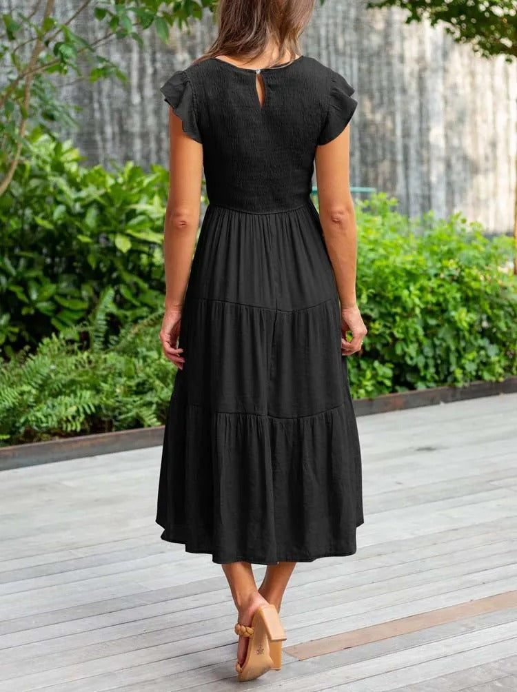 Leana - Gathered Bust Dress