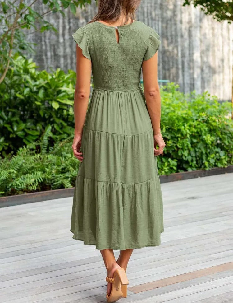 Leana - Gathered Bust Dress