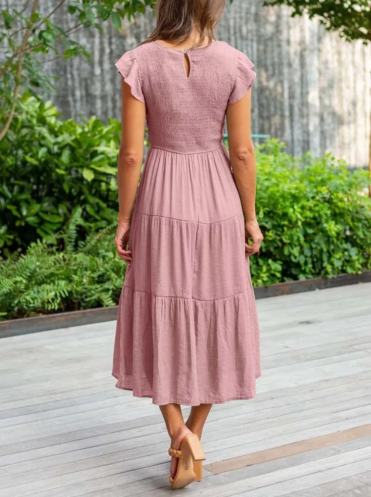 Leana - Gathered Bust Dress