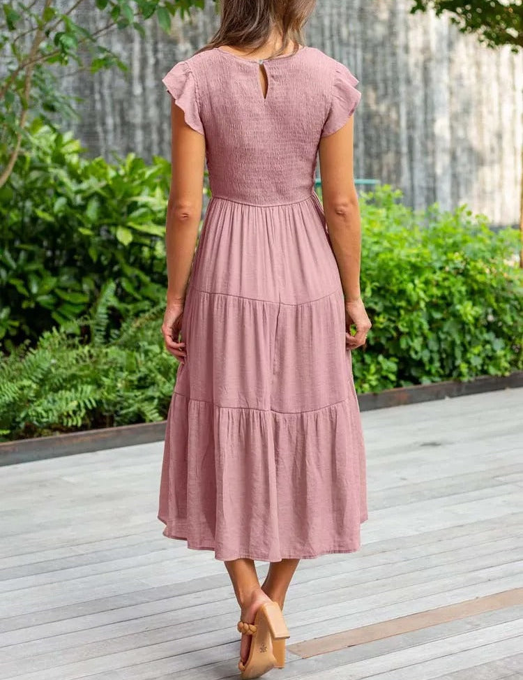 Leana - Gathered Bust Dress