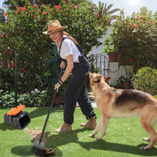 Pooper Scooper Kit – Long Handle Rake & Bin with Bags for Dog Waste